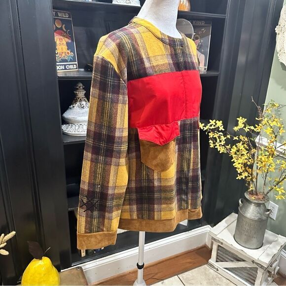 Lucid FC Plaid Wool Shirt Jacket Size Medium - Picture 10 of 14